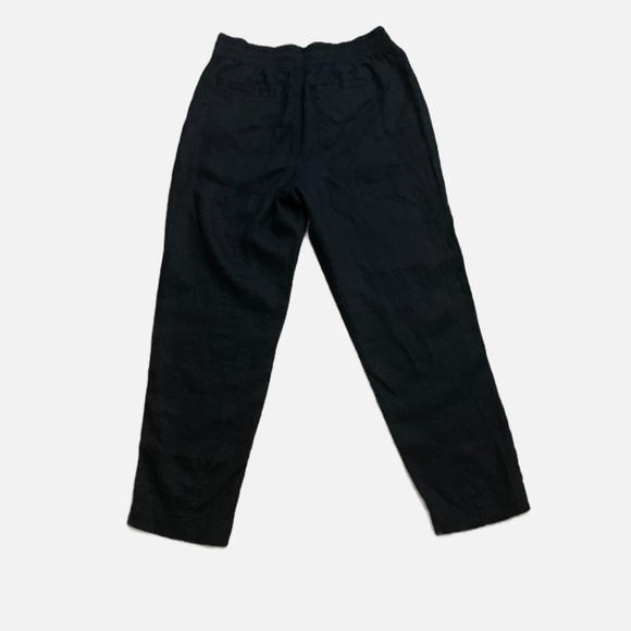 Athleta Retreat Linen Ankle Pant Black Small Style 851027 Easy-Care Lightweight - Picture 12 of 12